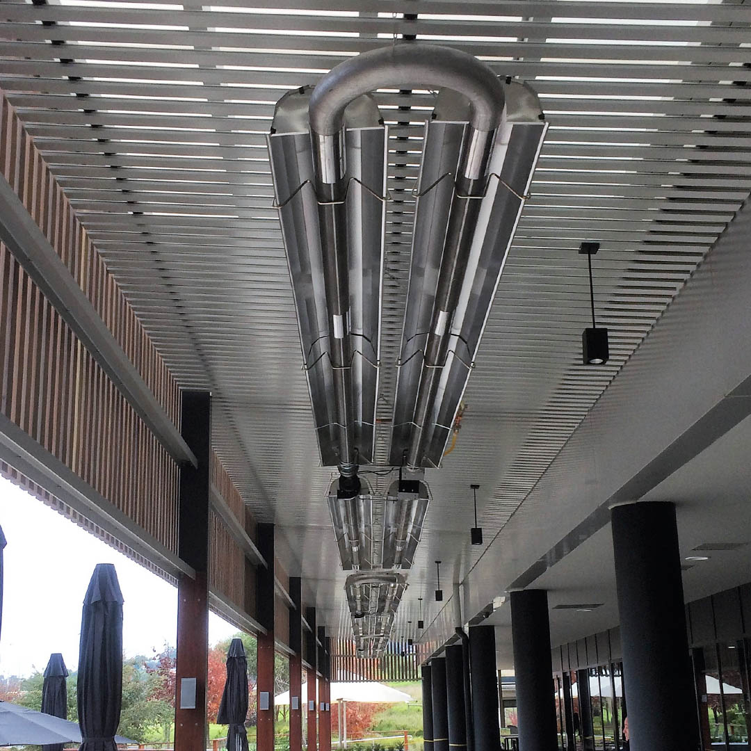 AIRAH Gas Heating - Radial Tube Heating